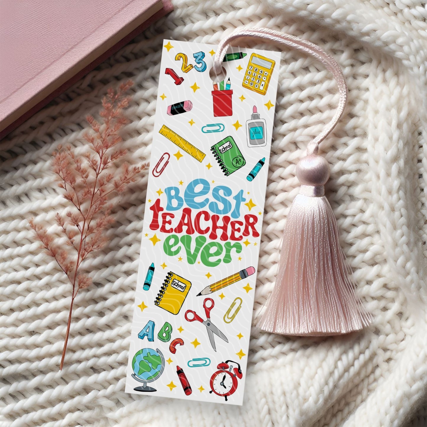 Best Teacher Ever | Bookmark Digital Download