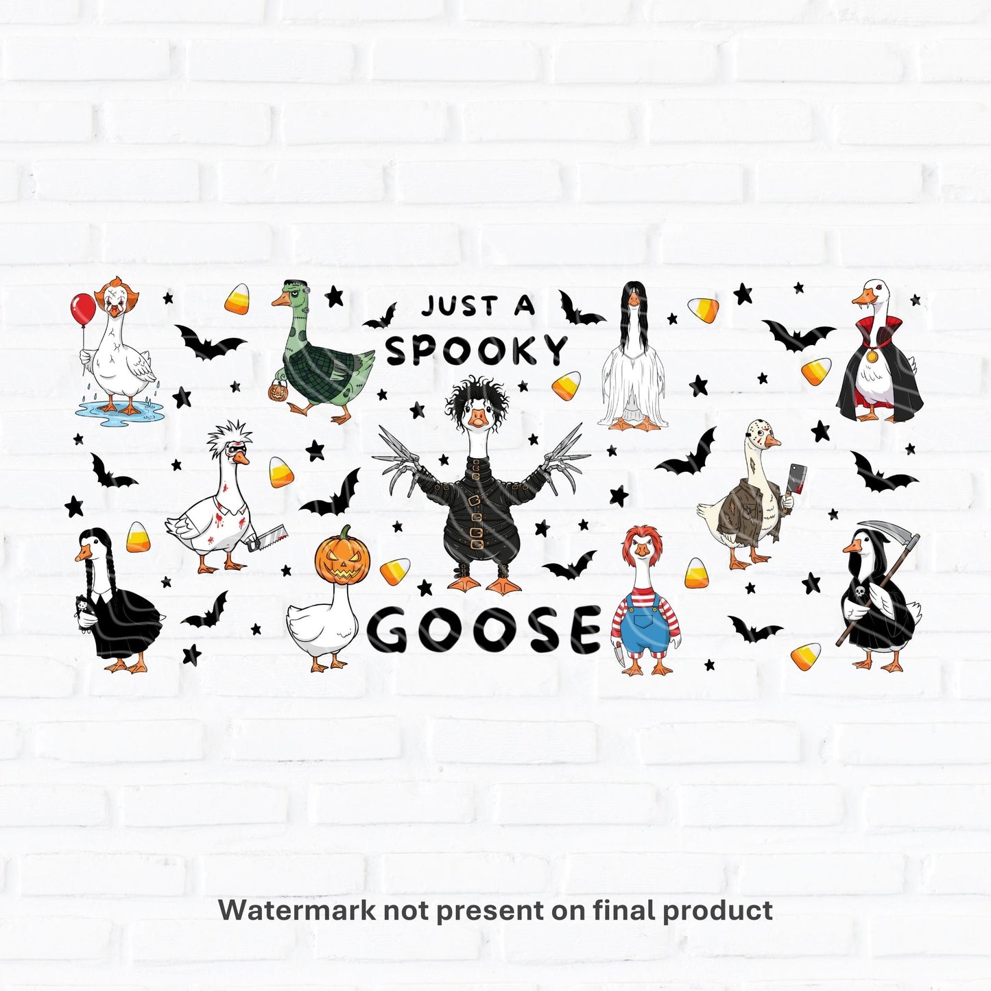 Spooky Goose | UV DTF Wrap