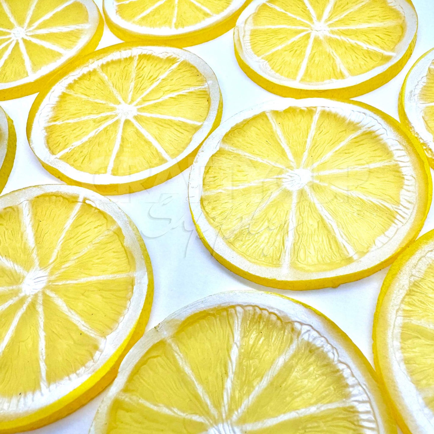 faux lemon slices