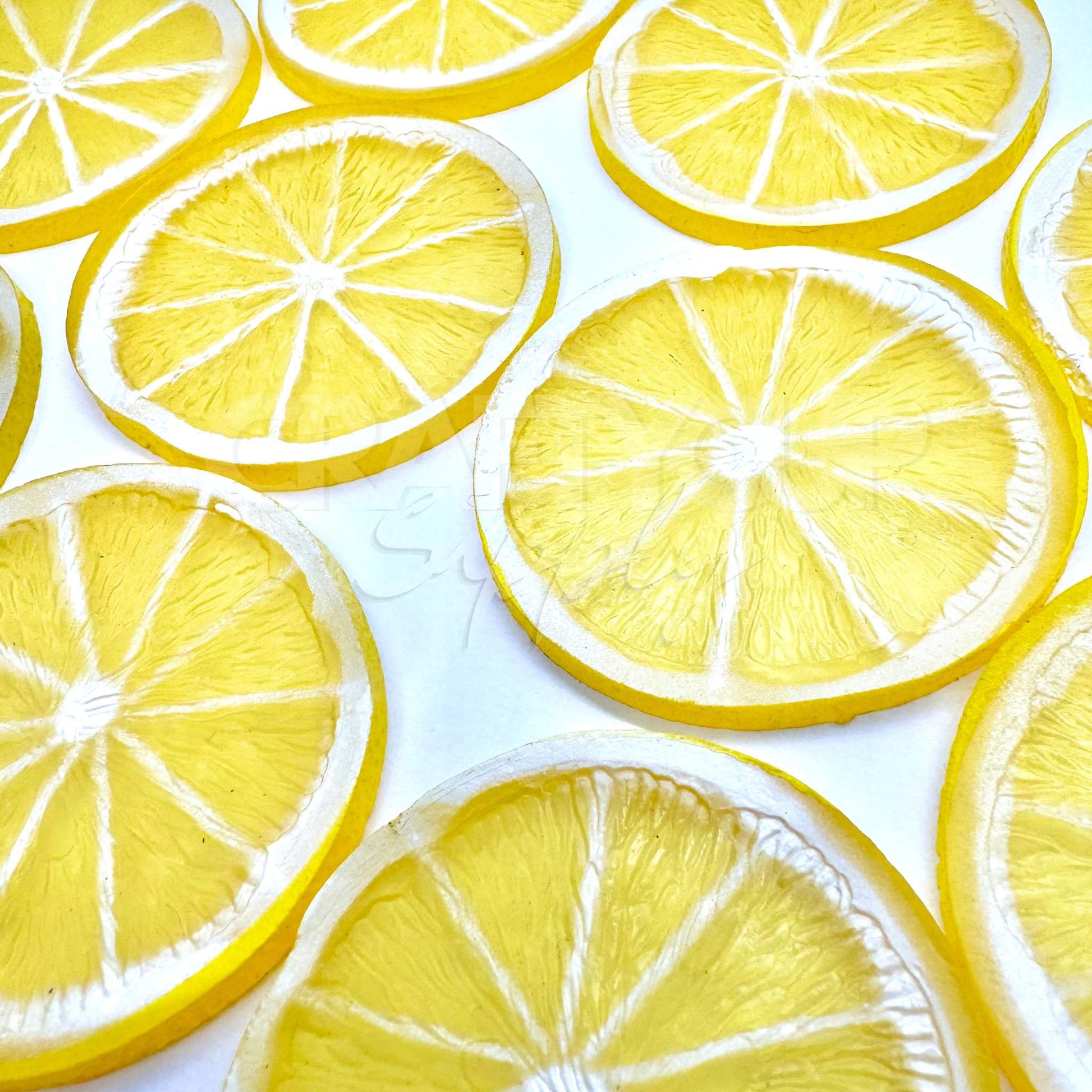 faux lemon slices