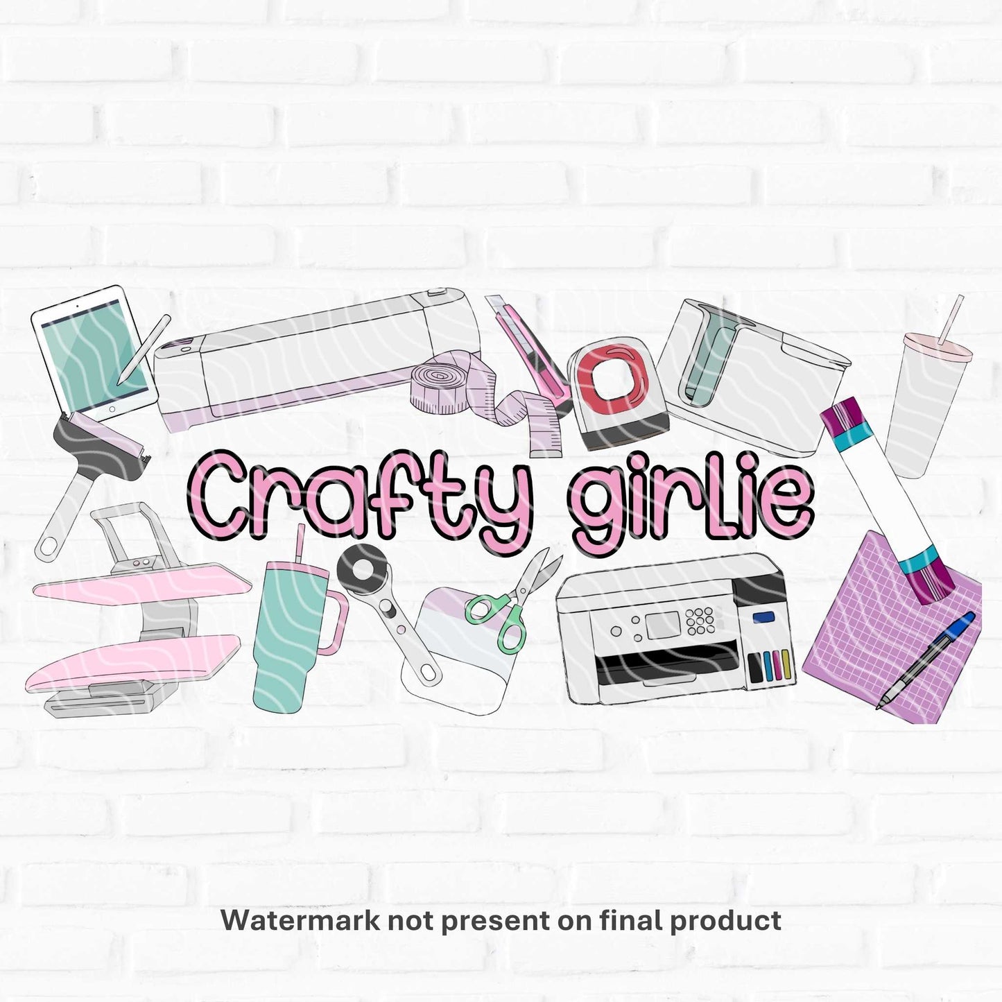 crafty girlie uv dtf wrap for tumbler cups