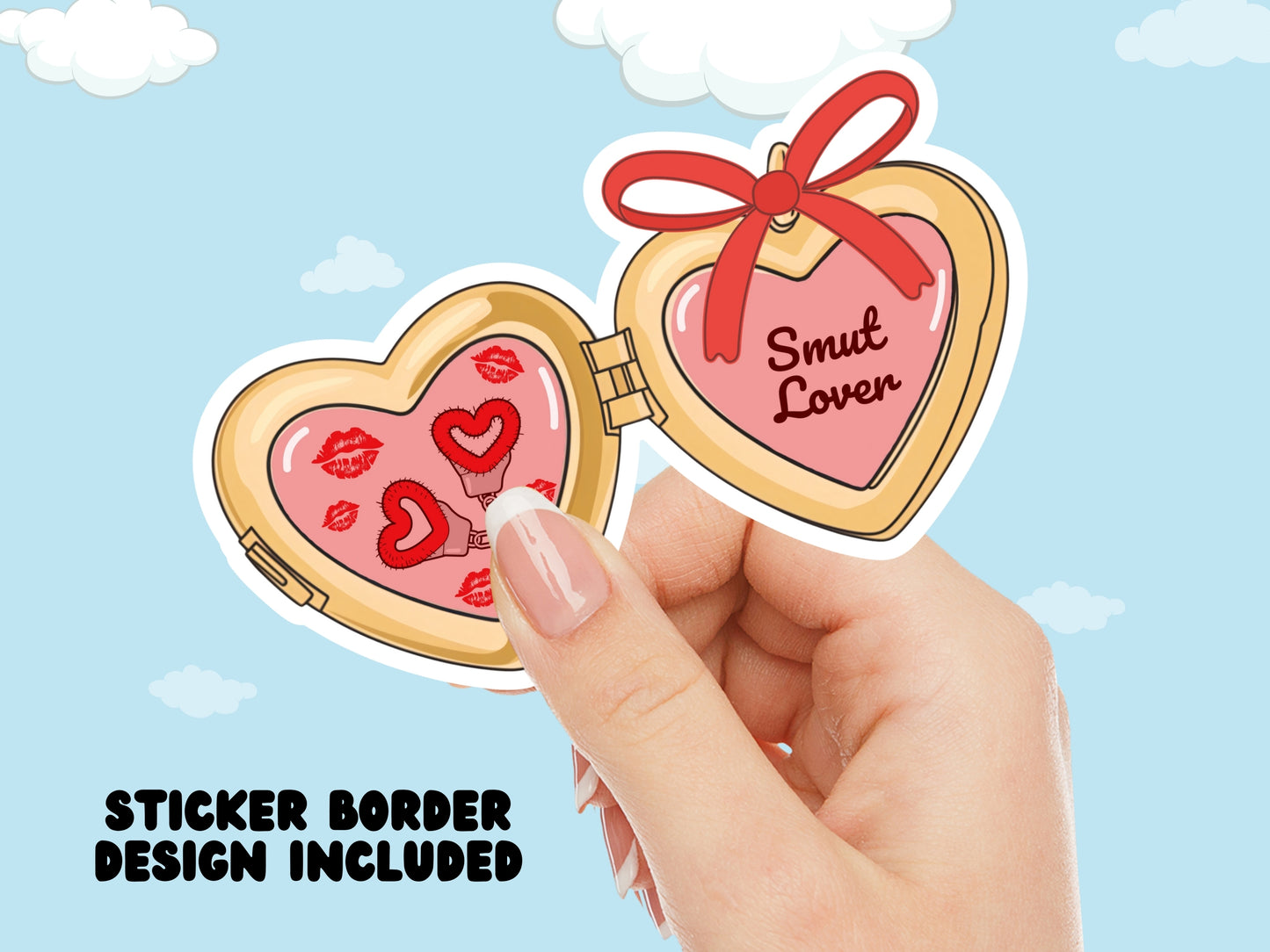 Bookish Smut Lover Locket | Digital Download