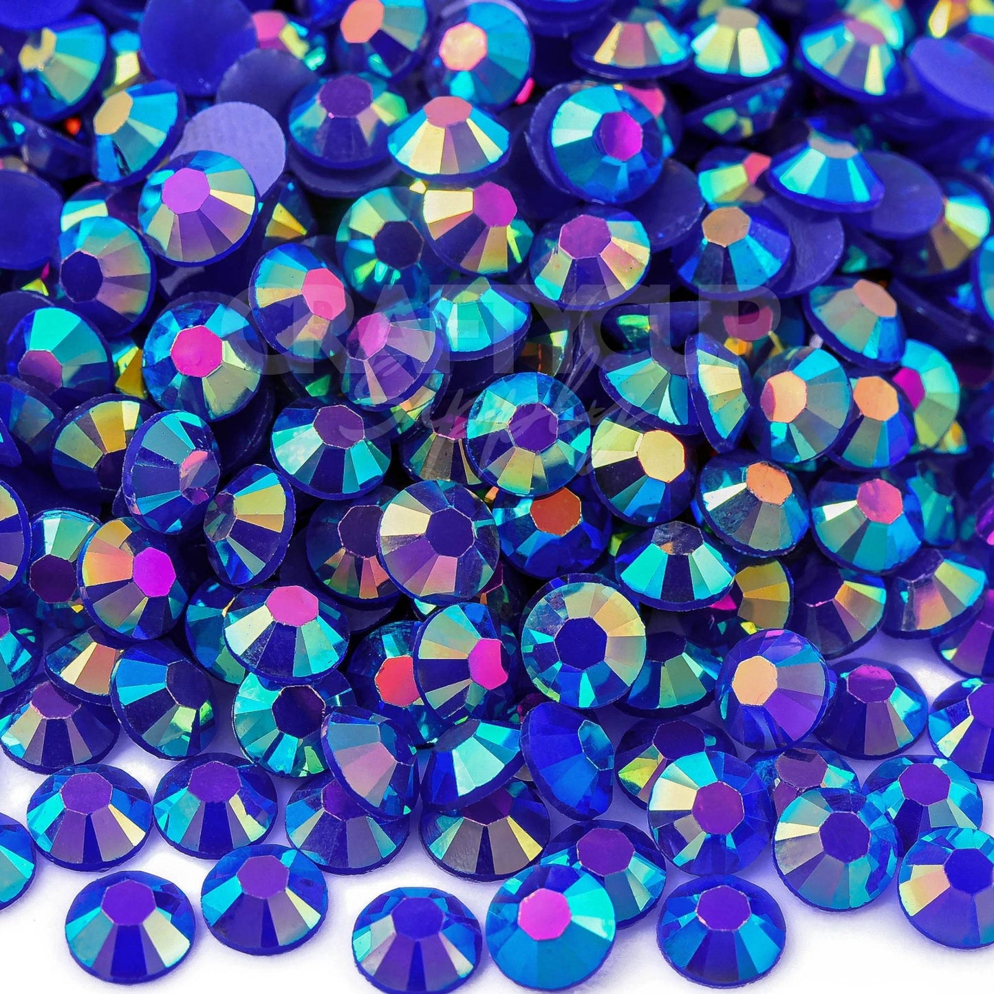 blue ab rhinestones
