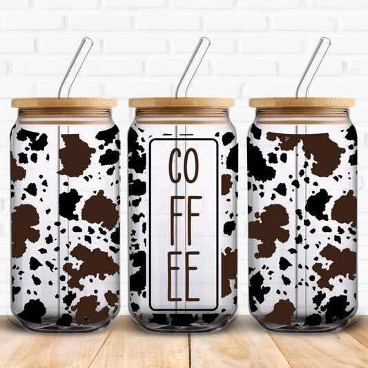 coffee uv dtf wrap for tumblers