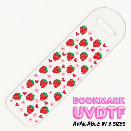 Strawberries | Bookmark UV DTF