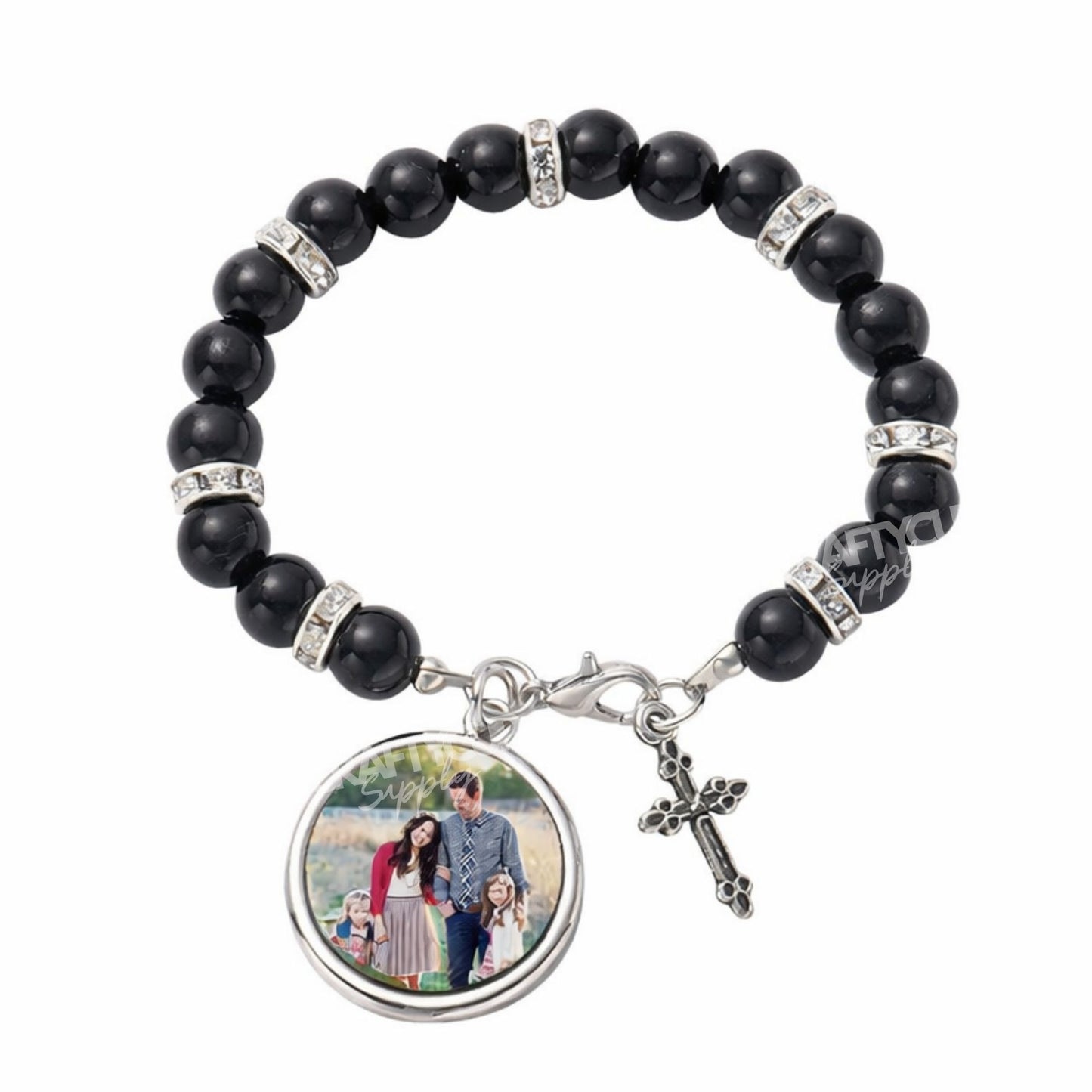 Sublimation Rosary Bead Bracelet