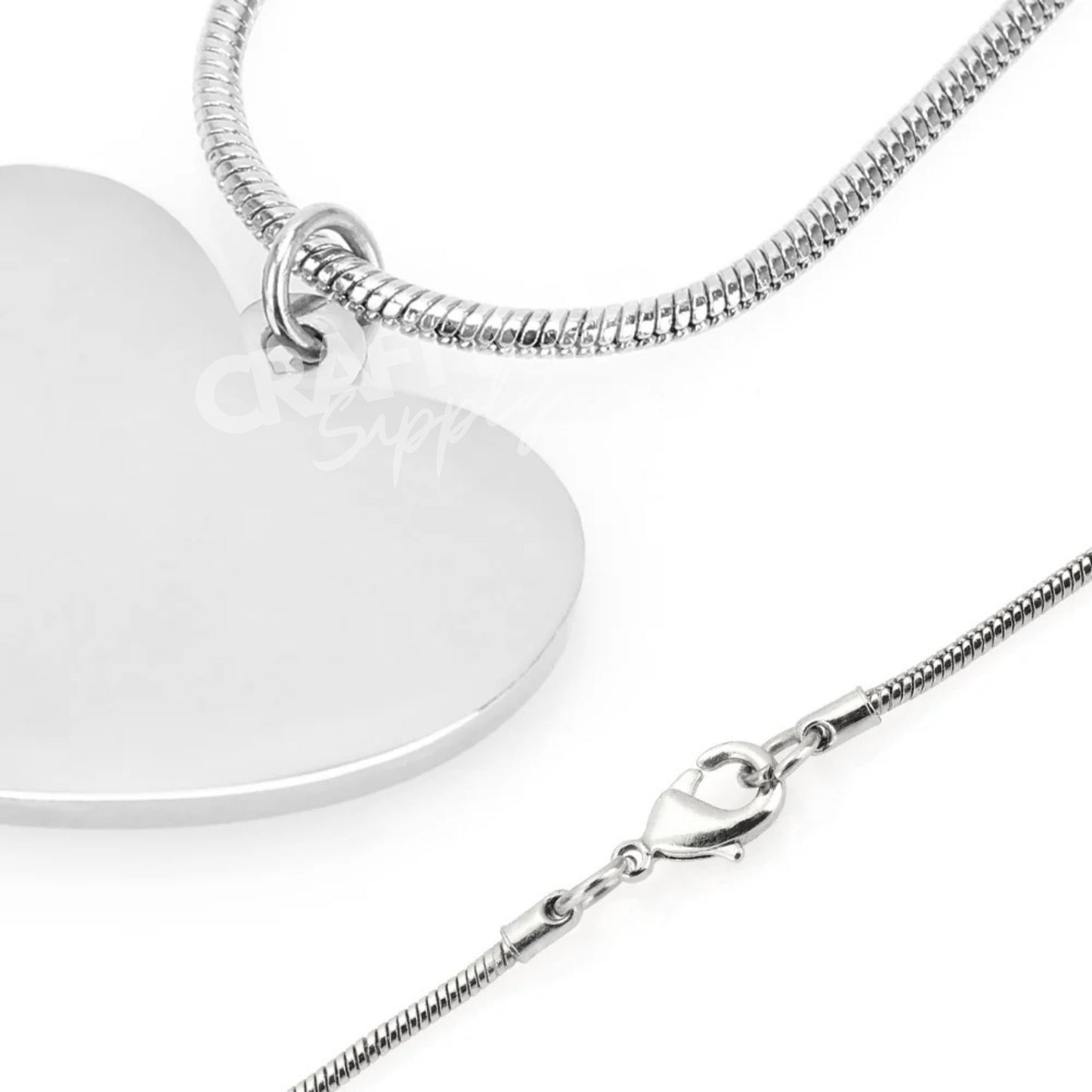 Sublimation Heart Necklace