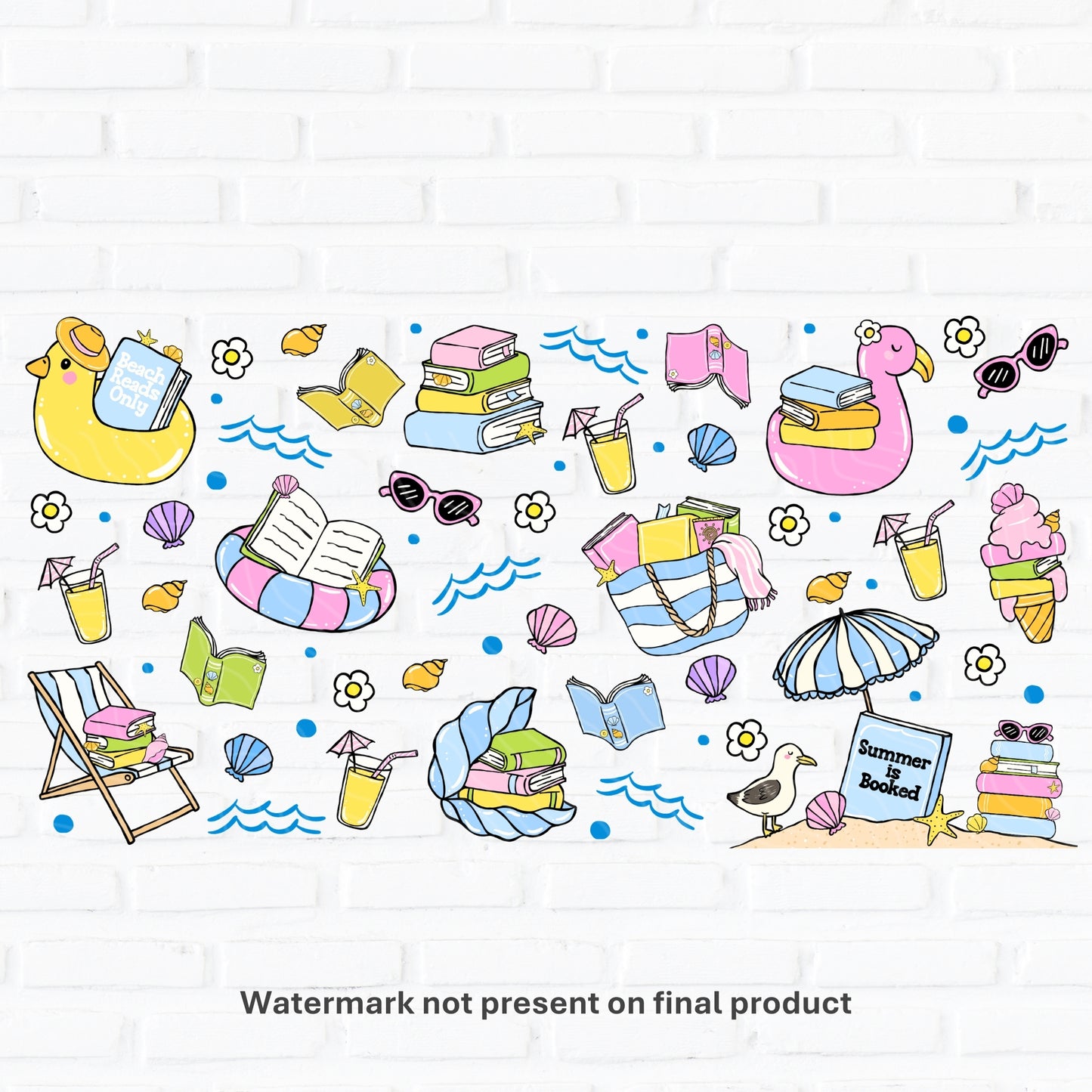 Summer Is Booked | UV DTF Wrap