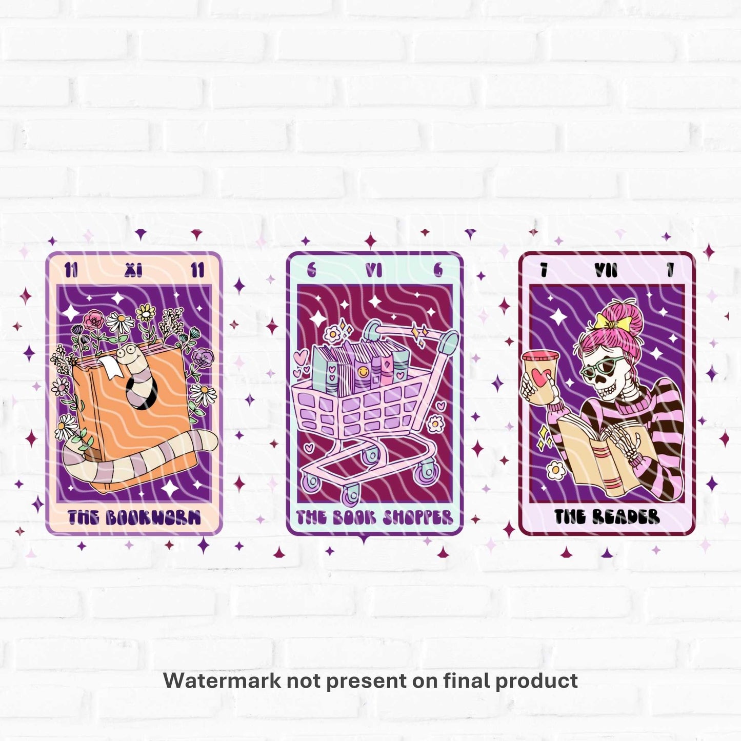 Reading Tarot | UV DTF Wrap