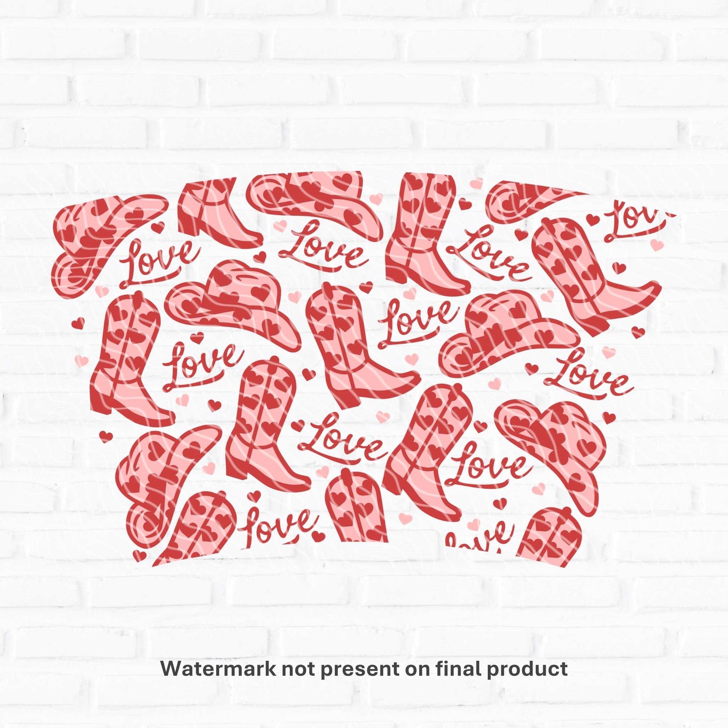 Cowboy Love | UV DTF Wrap