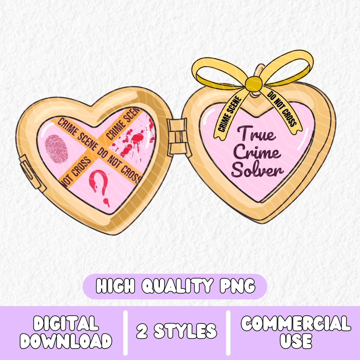 a cute trending and popular PNG digital download design of a gold love heart locket featuring bookish genres for book reading girls.  Can be used to create physical stickers or use for sublimation on clothing such as t shirts, jumpers and canvas bags