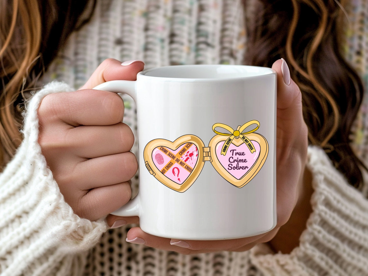 True Crime Bookish Locket | Digital Download