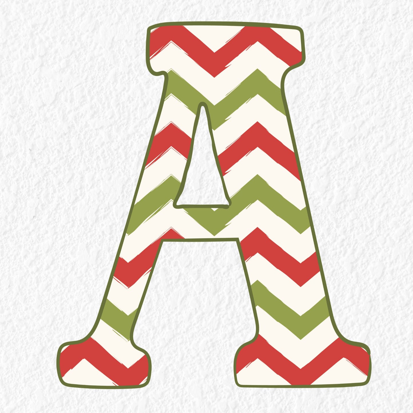 Christmas Alphabet | UV DTF