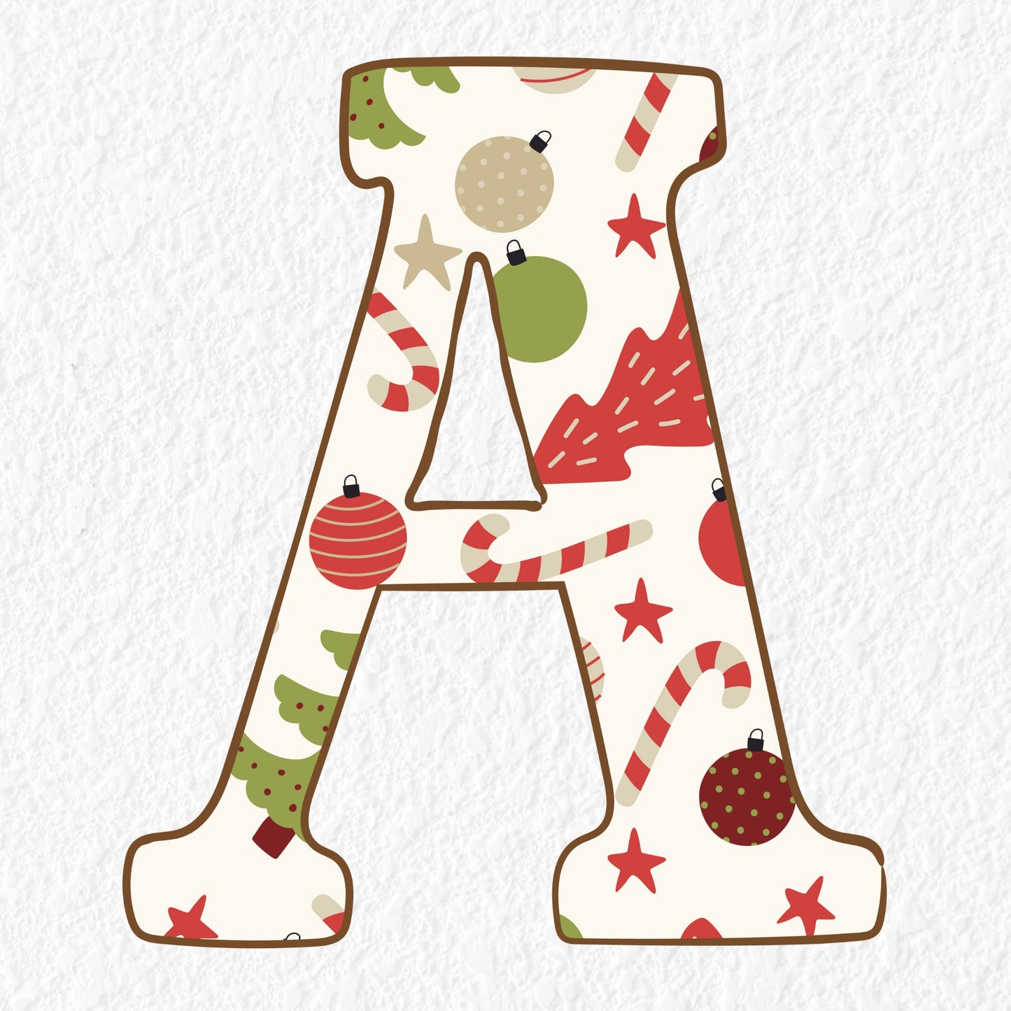 Christmas Alphabet | UV DTF