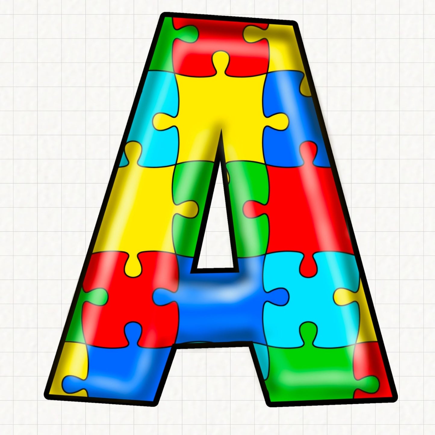 Puzzle Alphabet | UV DTF