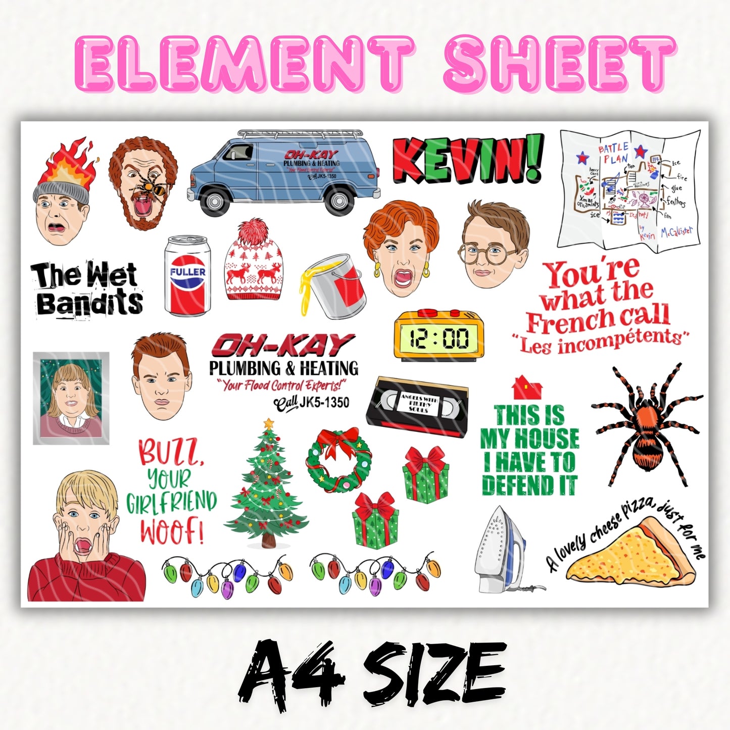 This Is My House | UV DTF Element Sheet