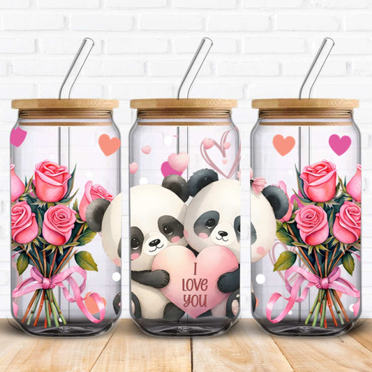 Panda Lovers | UV DTF Wrap