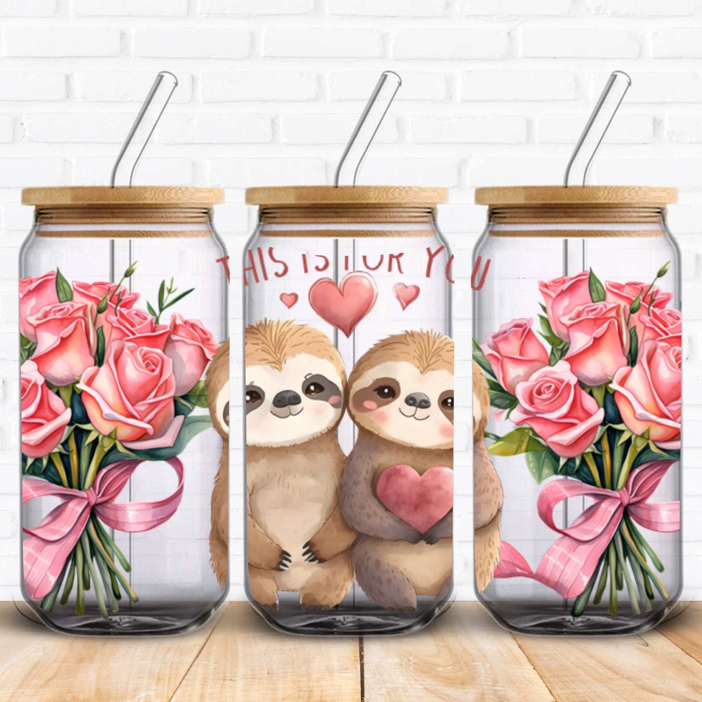 Sloth Lovers | UV DTF Wrap