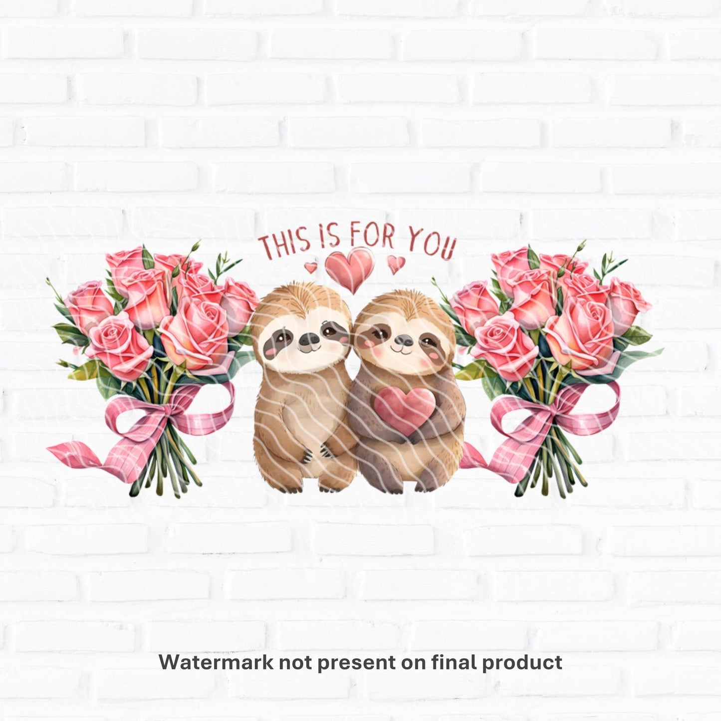Sloth Lovers | UV DTF Wrap