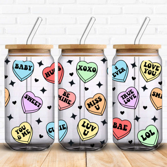 Loving Love Hearts | UV DTF Wrap