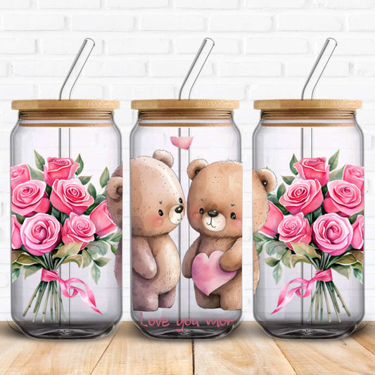 Teddy Bear Lovers | UV DTF Wrap