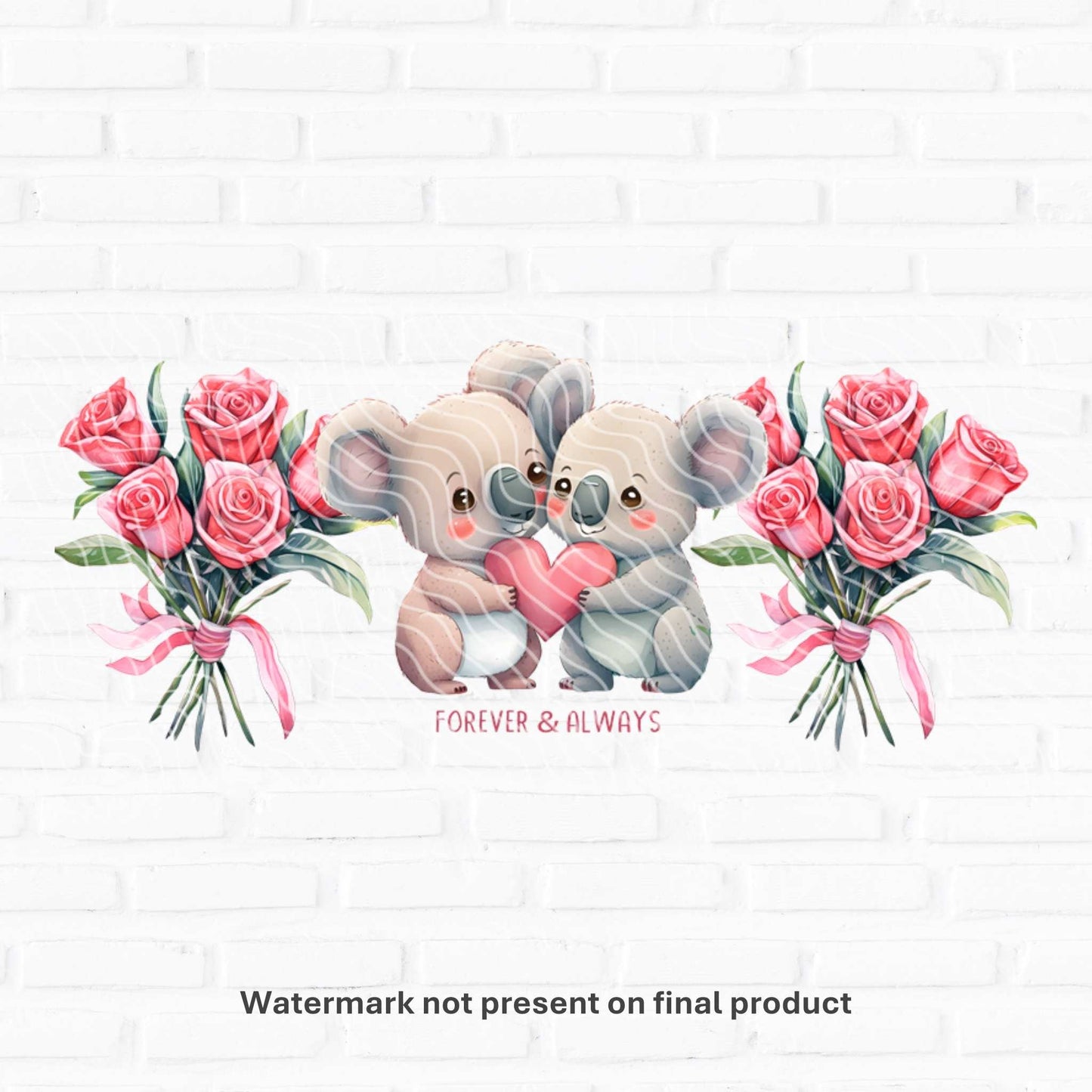 Koala Lovers | UV DTF Wrap