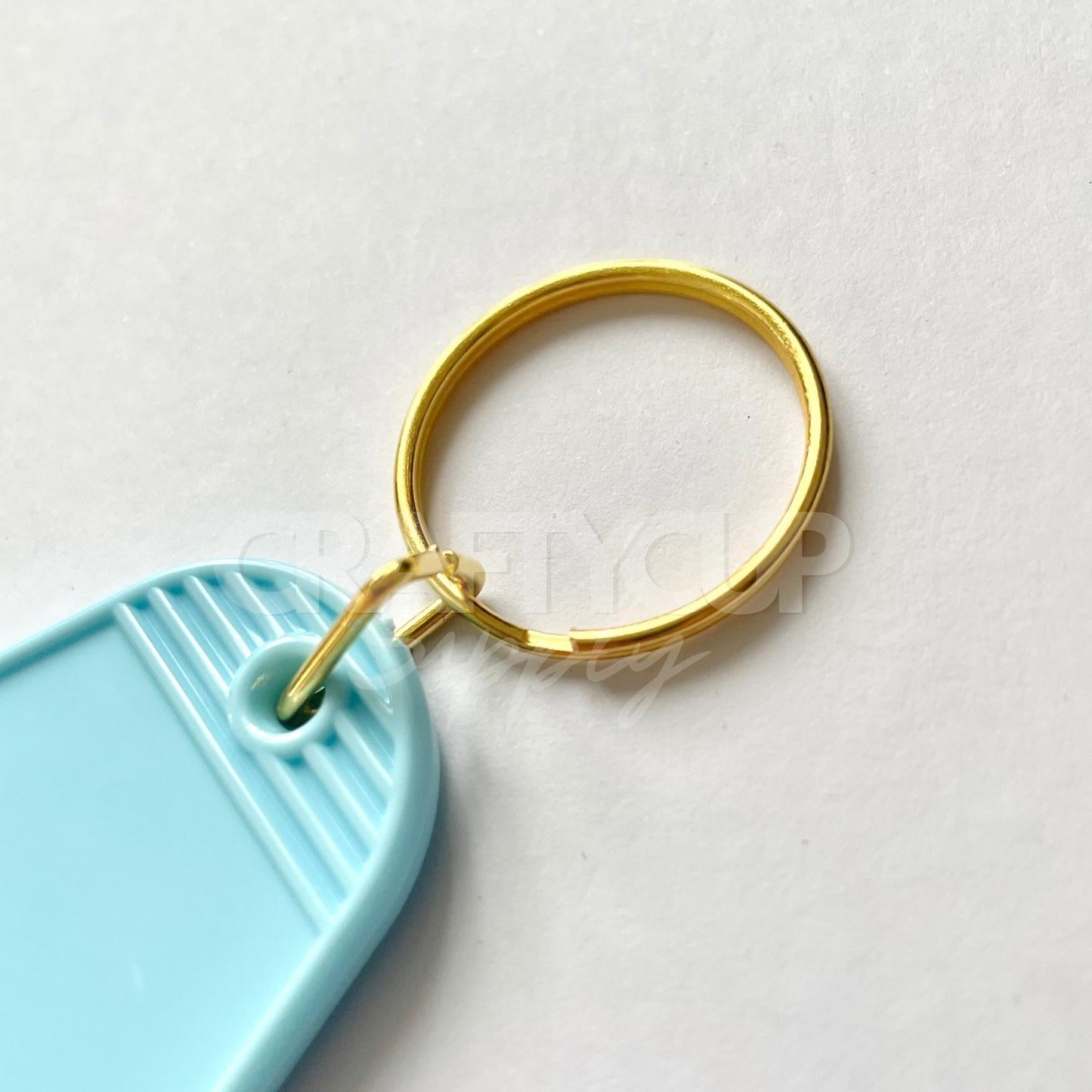 Transparent Coral - Gold Ring