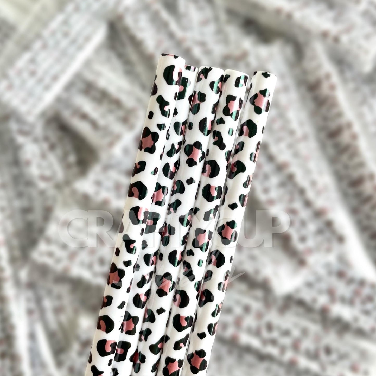 rose gold reusable straws