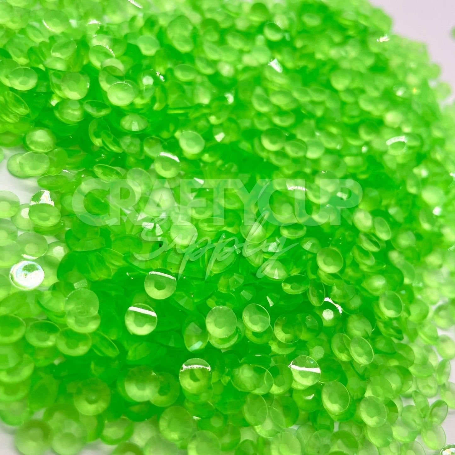 Glow In The Dark Green Rhinestones - 3mm | 4mm | 5mm (28g)