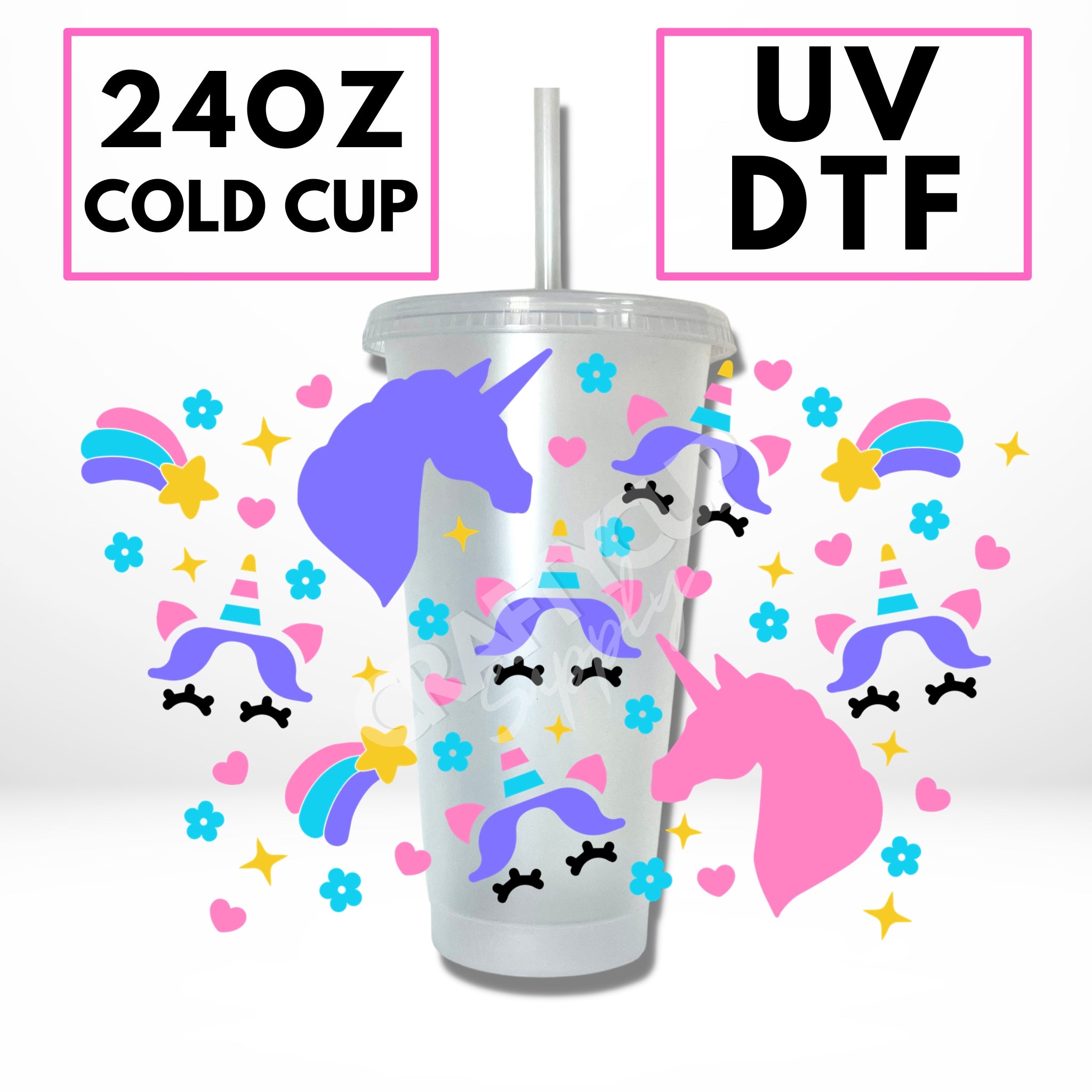 UV DTF 16oz Cup Wrap - UVDTF00069 – CSDS Vinyl