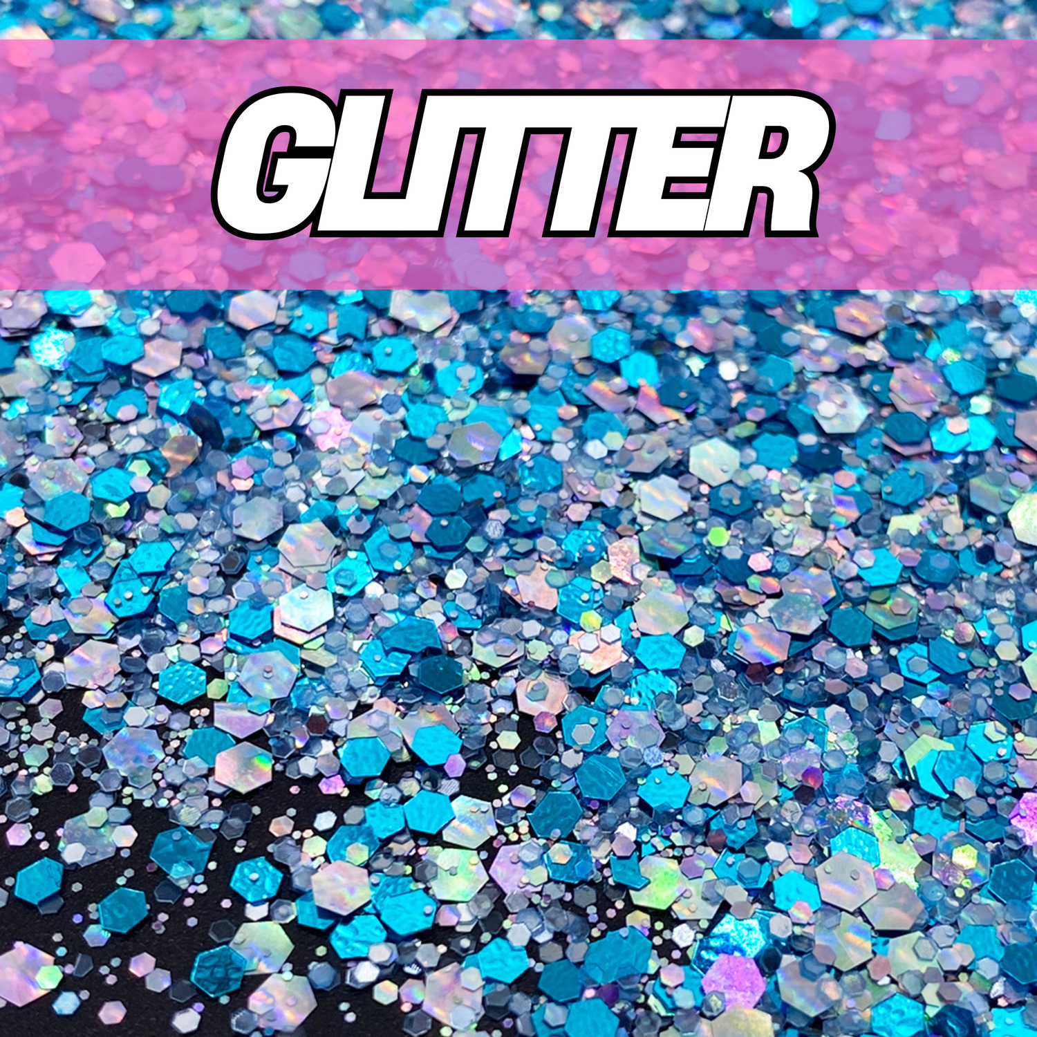 uk stock of chunky fine glitter mixes