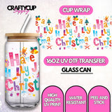 Holly Jolly Christmas | UV DTF Wrap