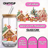 Gingerbread House | UV DTF Wrap