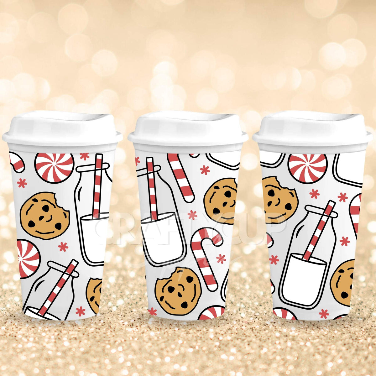 Cookies & Milk | Hot Cup UV DTF Wrap