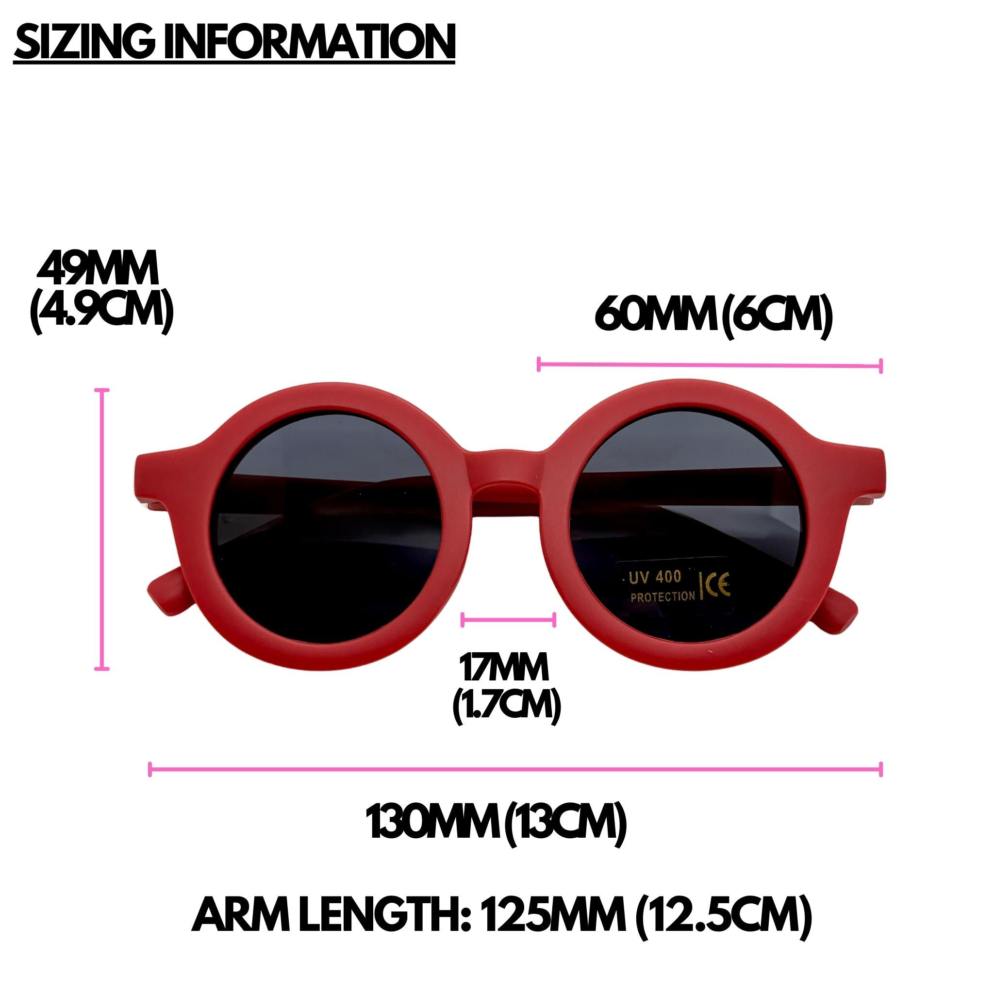 Round Sunglasses with UVA & UVB Protection (Kids)