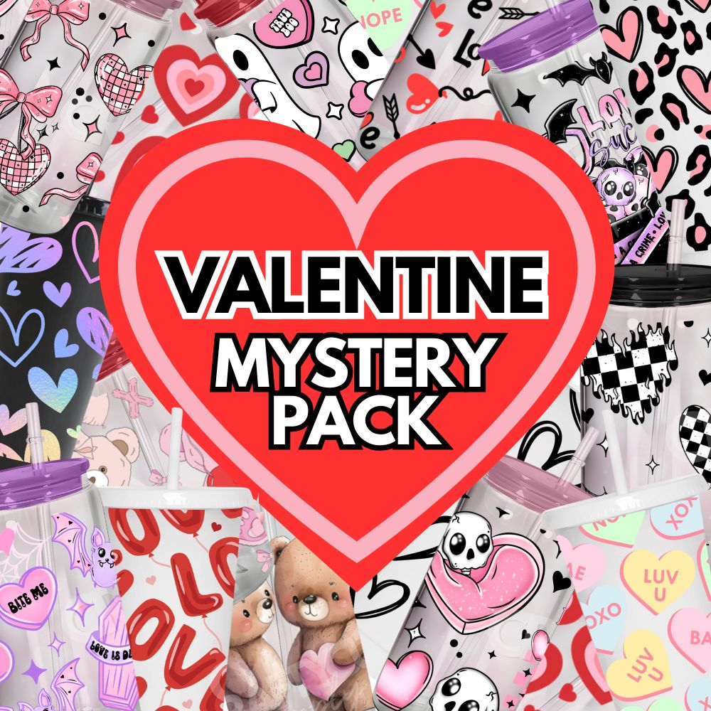 Valentines UV DTF Mystery Pack | 5 or 10