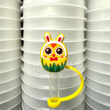 Chick Bunny Straw Topper