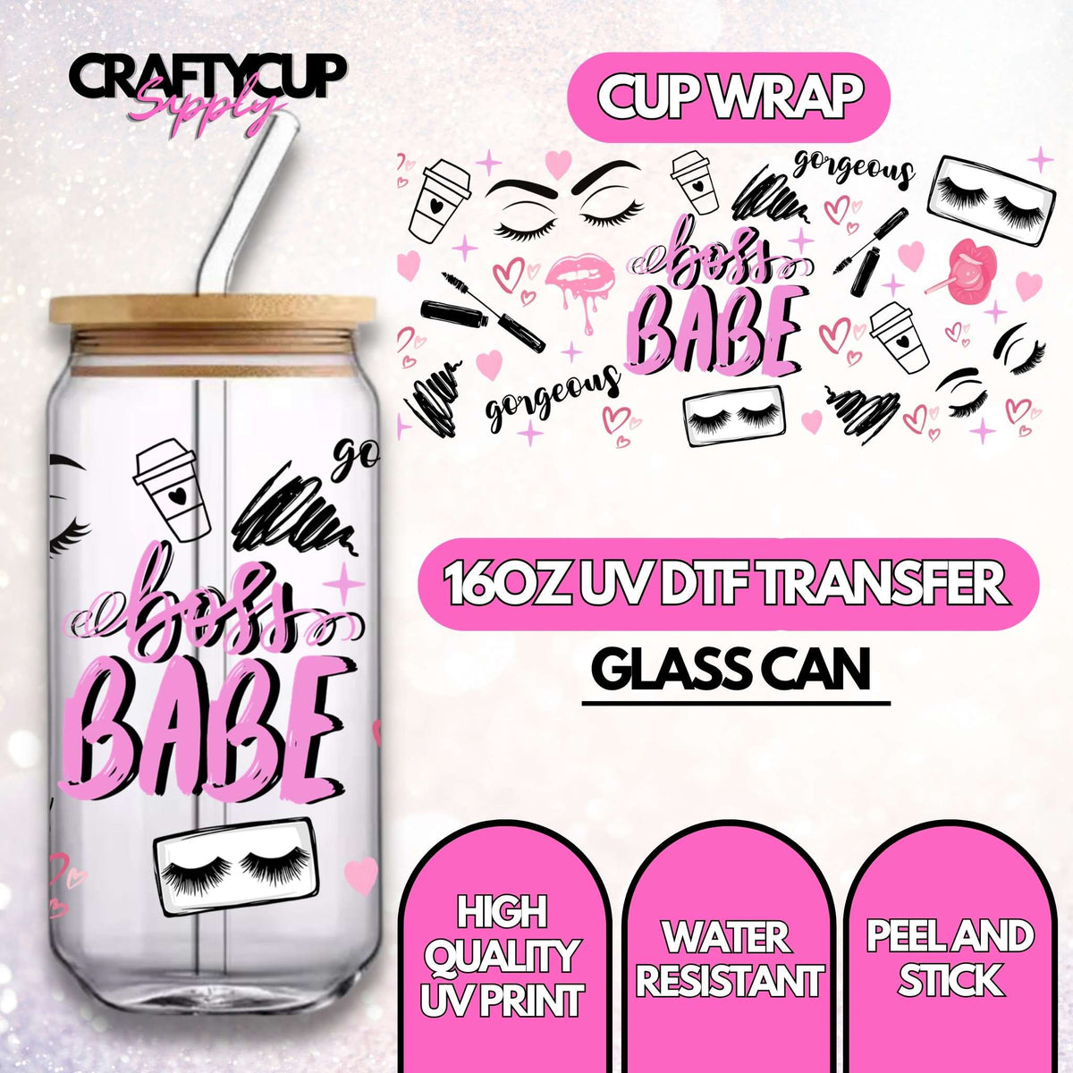 Boss Babe | UV DTF Wrap