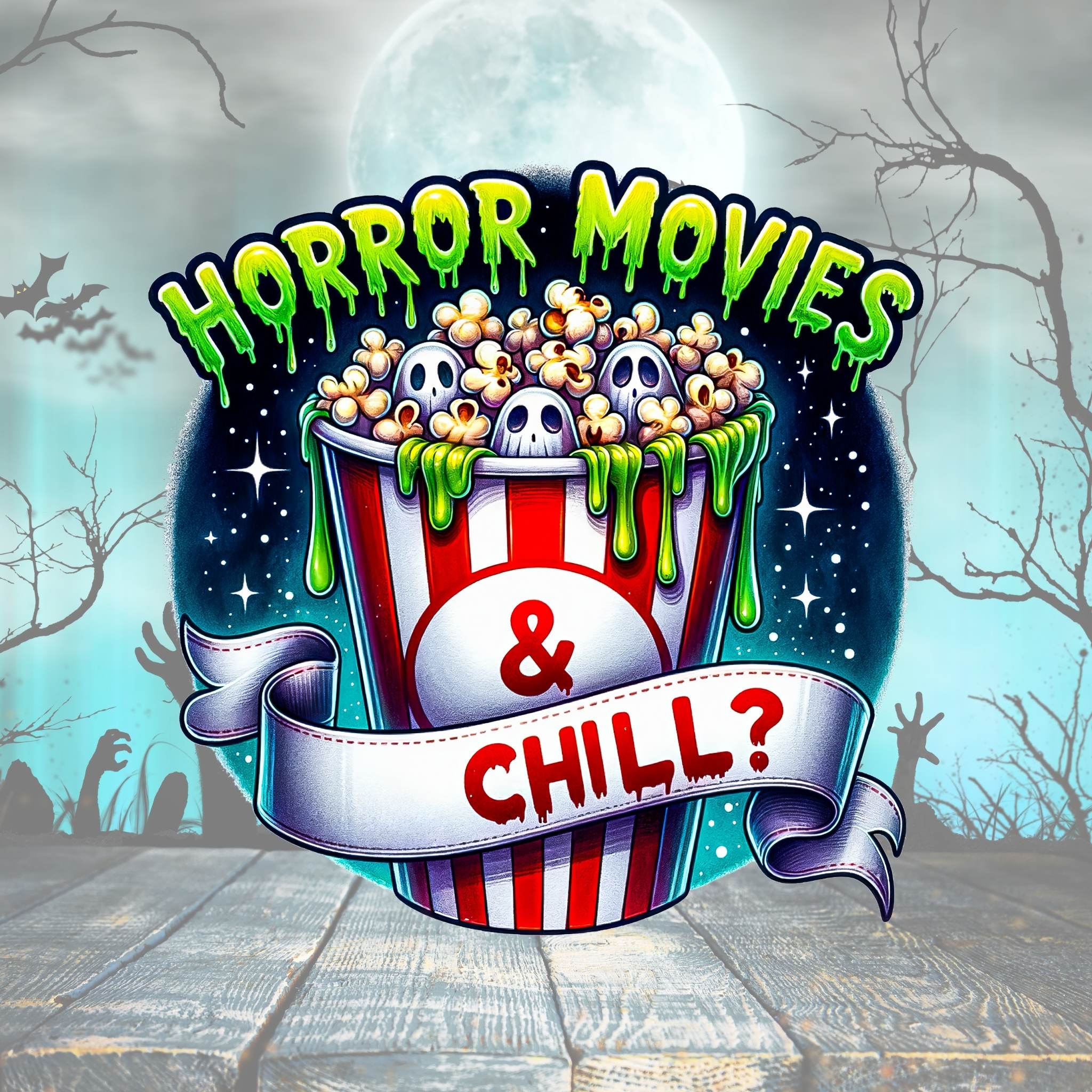 Horror Movies & Chill | UV DTF Decal