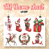 elf on the shelf uv dtf print