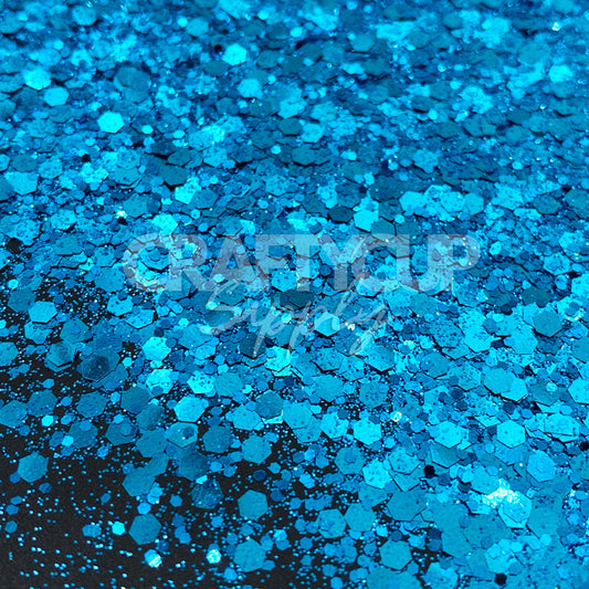 stitch blue glitter mix