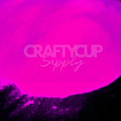 Glow In The Dark Mica Powder - Pink (1oz, 28g Jar)