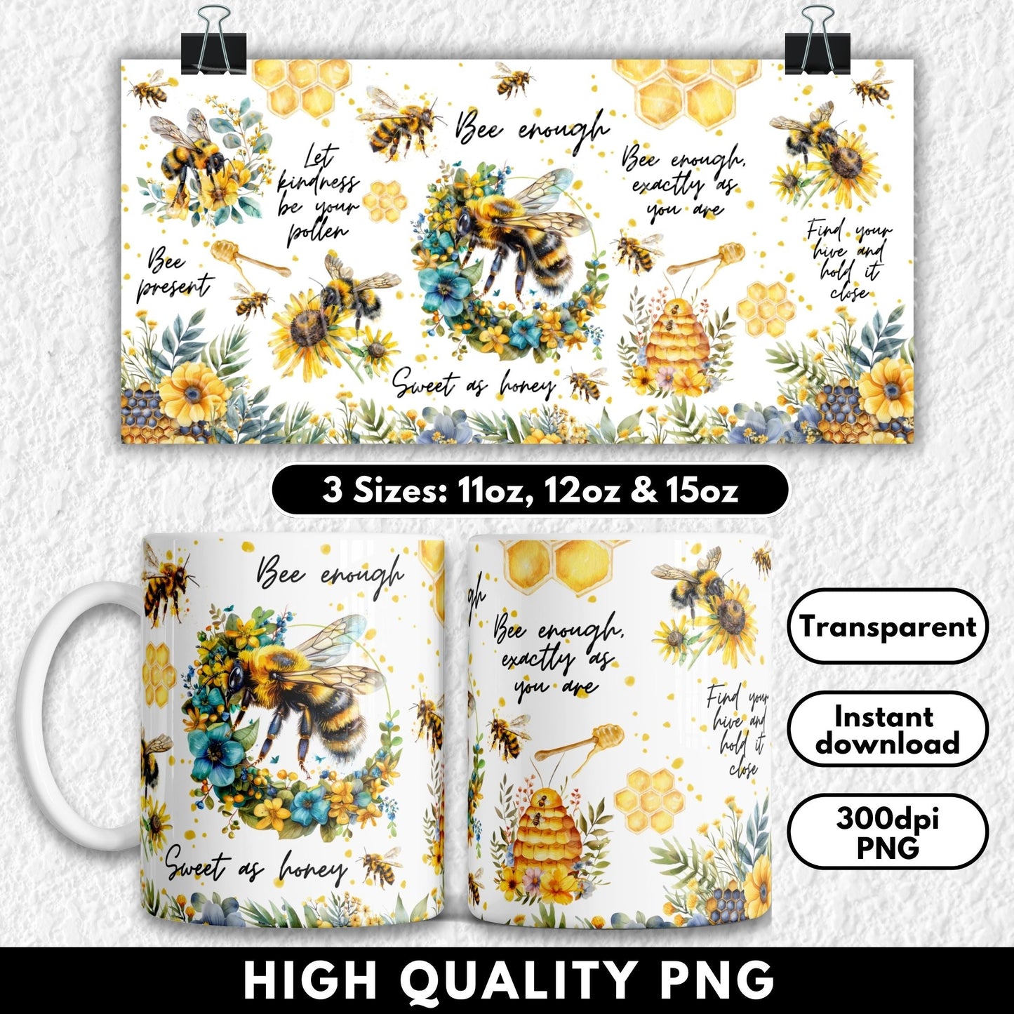 Bee Affirmations | Digital Download