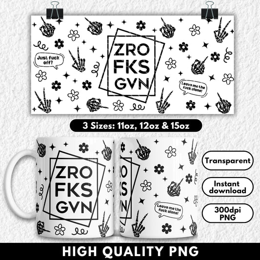 Edgy sublimation mug wrap featuring a black leopard print border with bold acronym "NFG" for No F*cks Given in the centre. This high-res PNG design fits 11oz, 12oz, and 15oz sublimation mugs. Perfect for unapologetic coffee lovers, attitude-filled gifts, or funny novelty drinkware. The black-on-black leopard print adds a fierce, modern touch to a blunt and hilarious message. Ideal for UV DTF or sublimation printing.