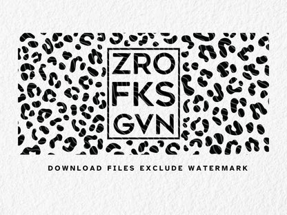 Zero Fucks Given | Digital Download