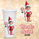 Elf on the shelf uv dtf print