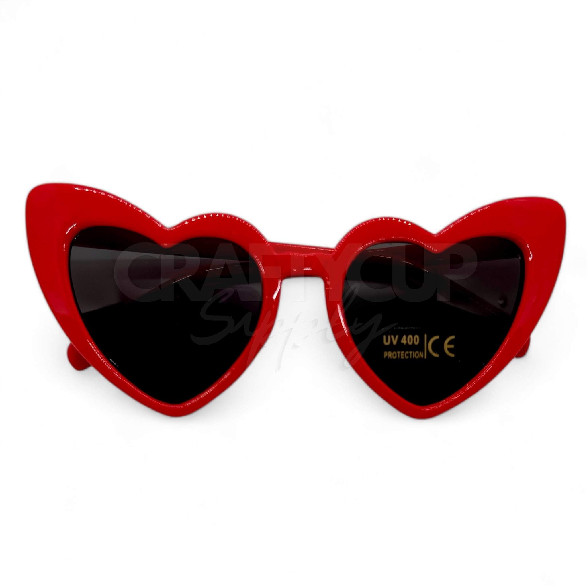 Heart Shaped Sunglasses with UVA & UVB Protection (Kids)