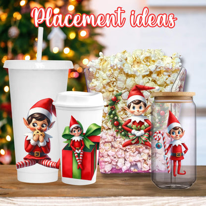 naughtly elf decal stickers