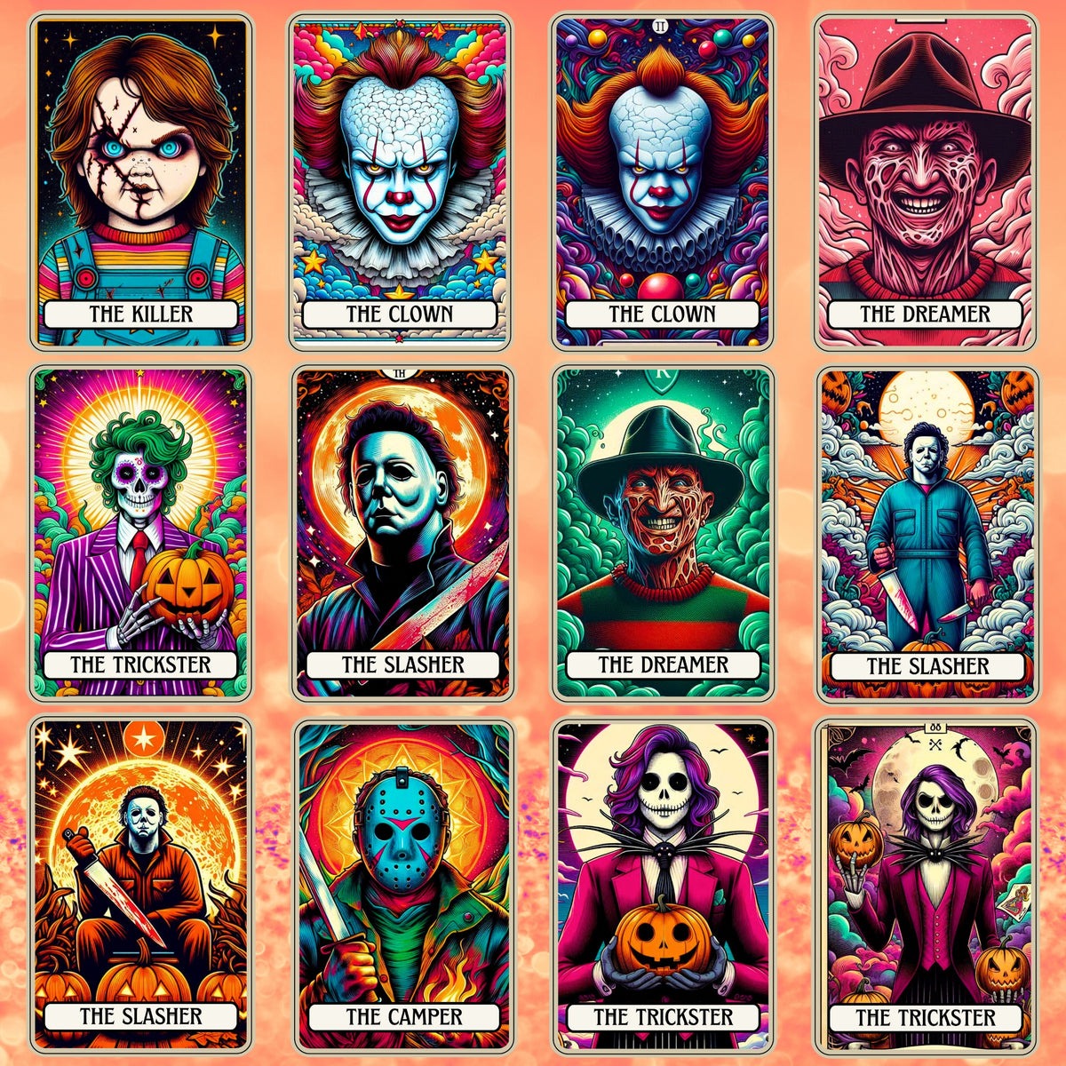 Halloween Tarot - Section 1  | UV DTF Decal