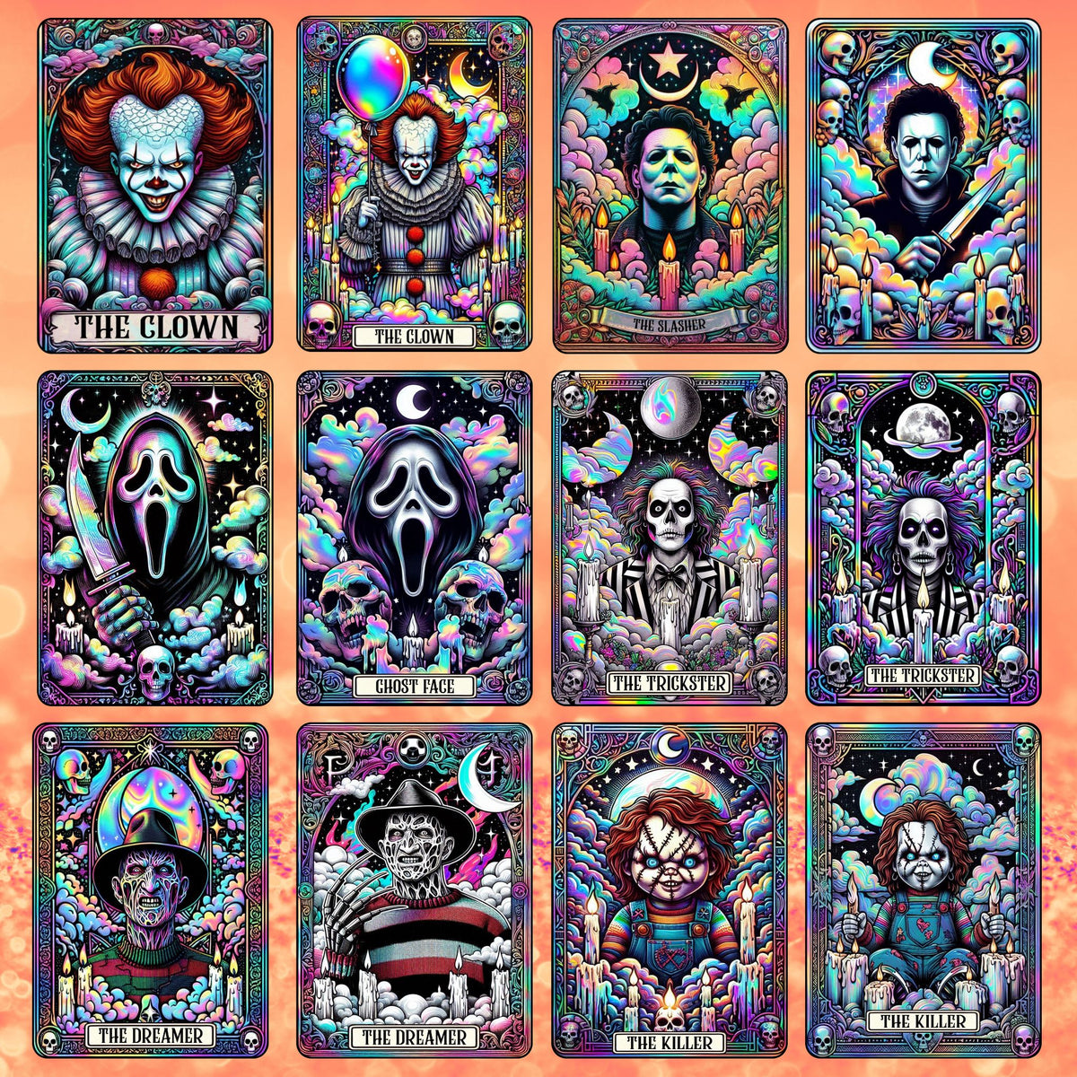 Halloween Tarot - Section 2  | UV DTF Decal